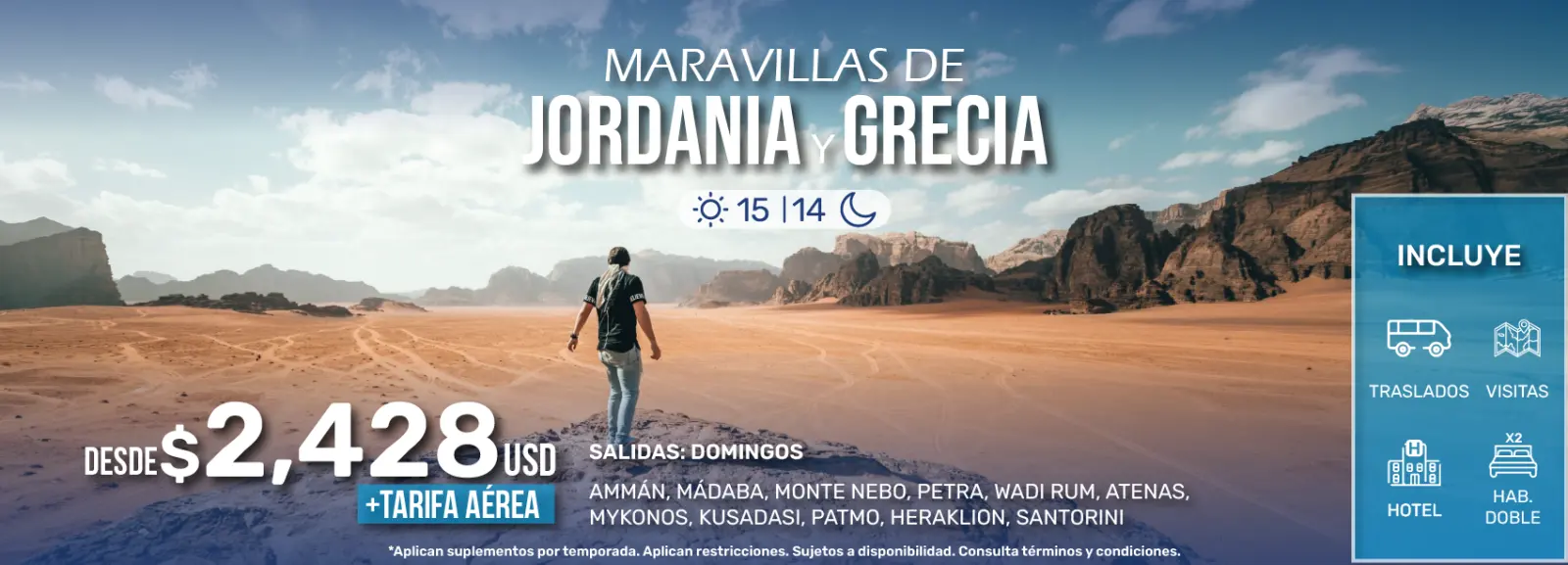 Paquete jordania grecia tvg 4428